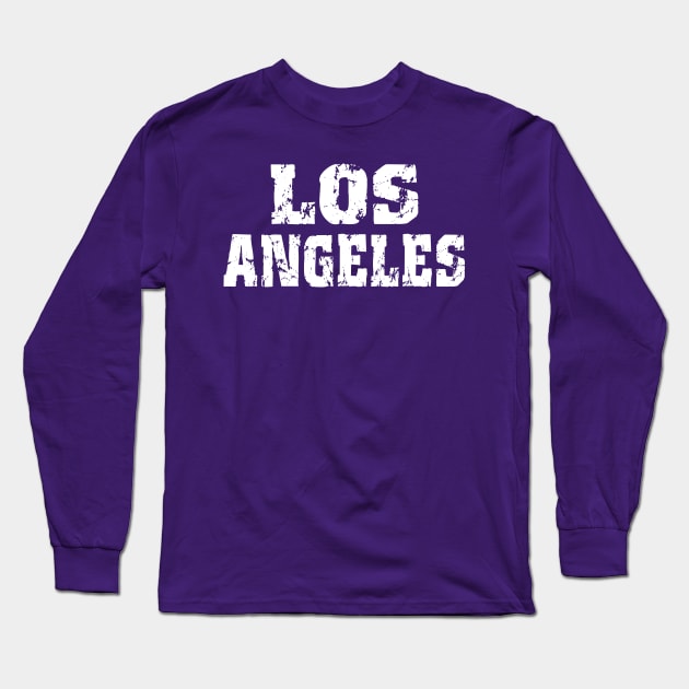 Los Angeles City Long Sleeve T-Shirt by desriap